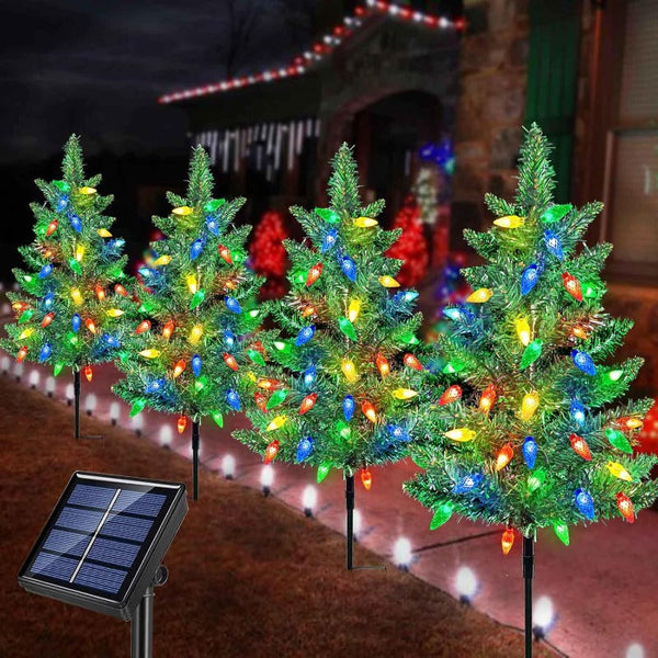 Solar Christmas Pathway Lights