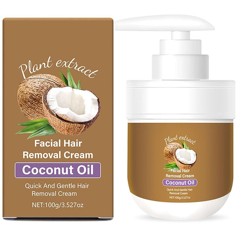 Coconut Oil Facial & Body Hair Removal Cream – Woyuosn